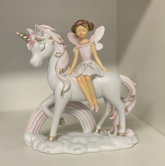Fairy Sitting on Unicorn